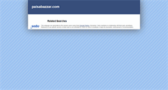 Desktop Screenshot of paisabazzar.com